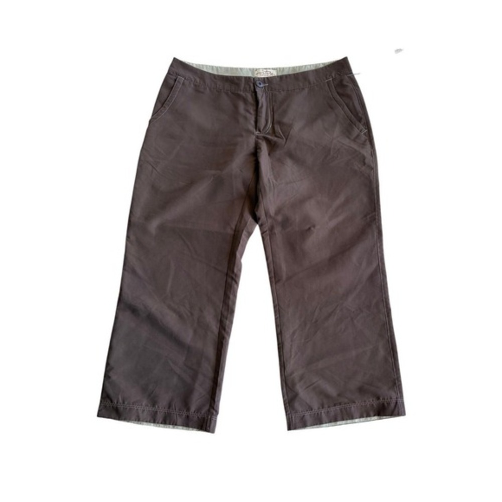 Aventura Clothing Capri Pants Brown Poly Knit UPF Protected 6